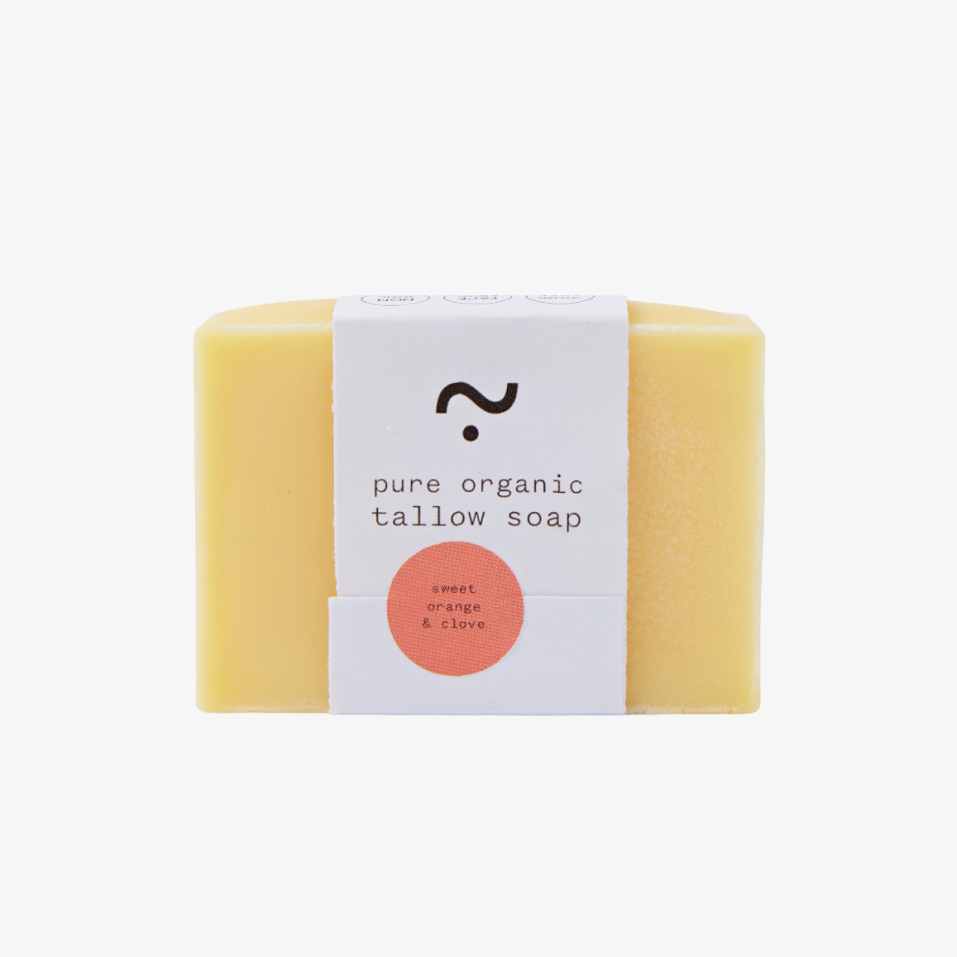 Pure Organic Tallow Soap - Sweet Orange & Clove