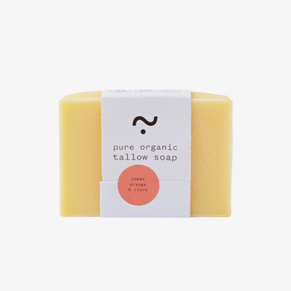 Pure Organic Tallow Soap - Sweet Orange & Clove