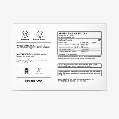 Thorne FloraSport 20B - NSF Version