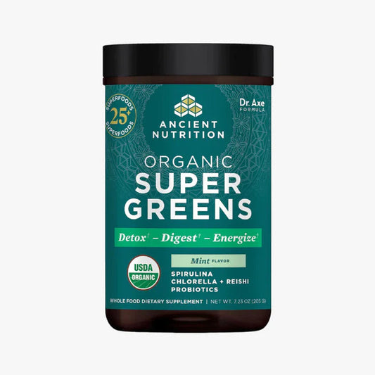 Ancient Nutrition Organic Super Greens - Mint