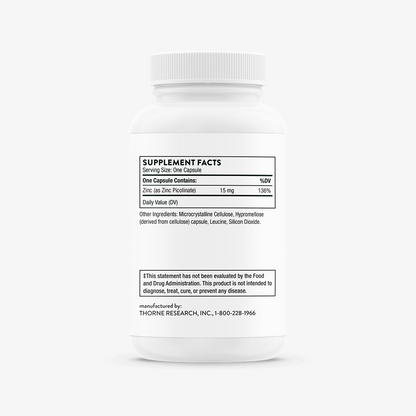 Thorne Zinc Picolinate - 15 mg