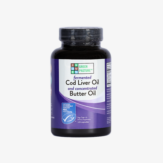 Green Pasture Cod Liver Oil & Butter Oil Capsules