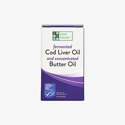 Green Pasture Cod Liver Oil & Butter Oil Capsules