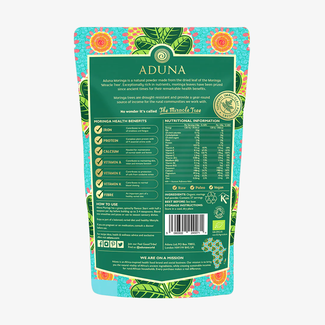 Aduna Moringa Green Superleaf Powder