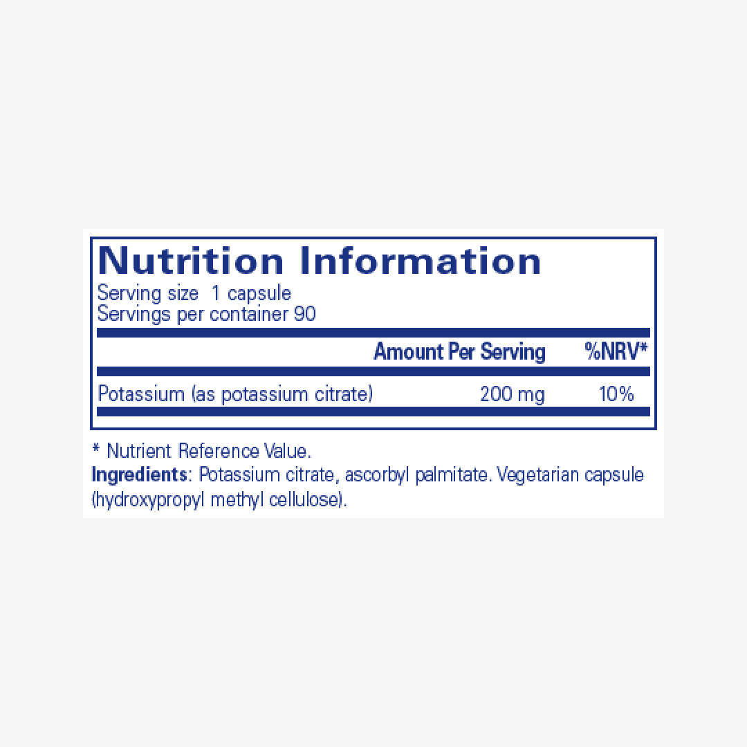 Potassium (Citrate) - Pure Encapsulations