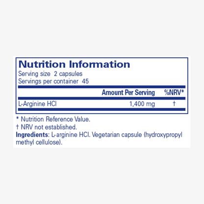 L-Arginine - Pure Encapsulations