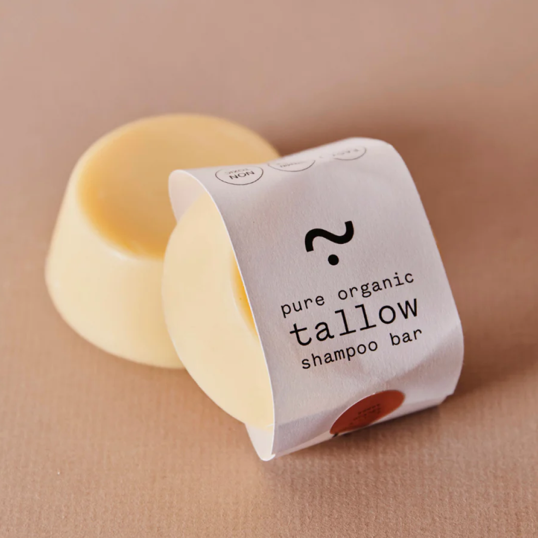 Pure Organic Tallow Shampoo Bar - Natural