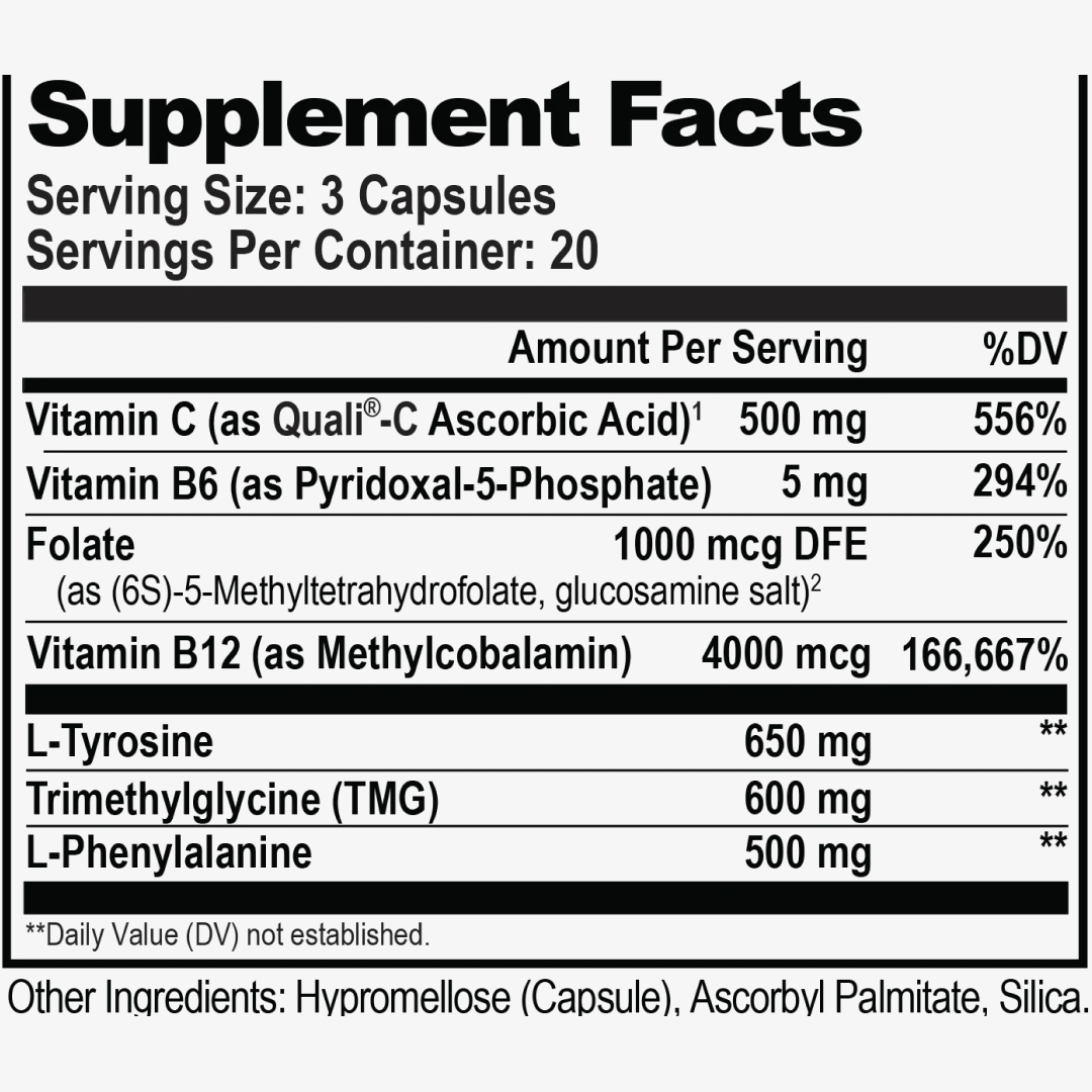 Natural Stacks Dopamine Brain Food