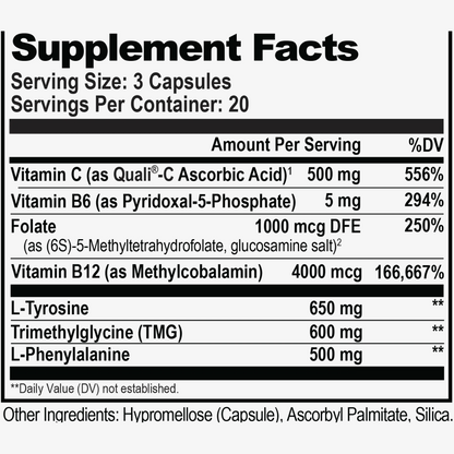 Natural Stacks Dopamine Brain Food