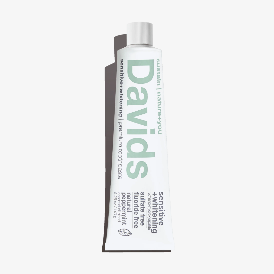 Davids Natural Toothpaste - Sensitive & Whitening