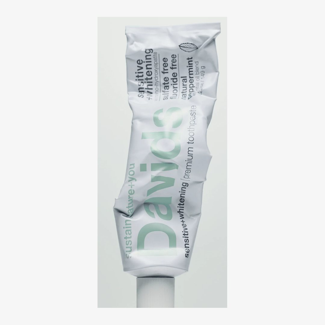 Davids Natural Toothpaste - Sensitive & Whitening