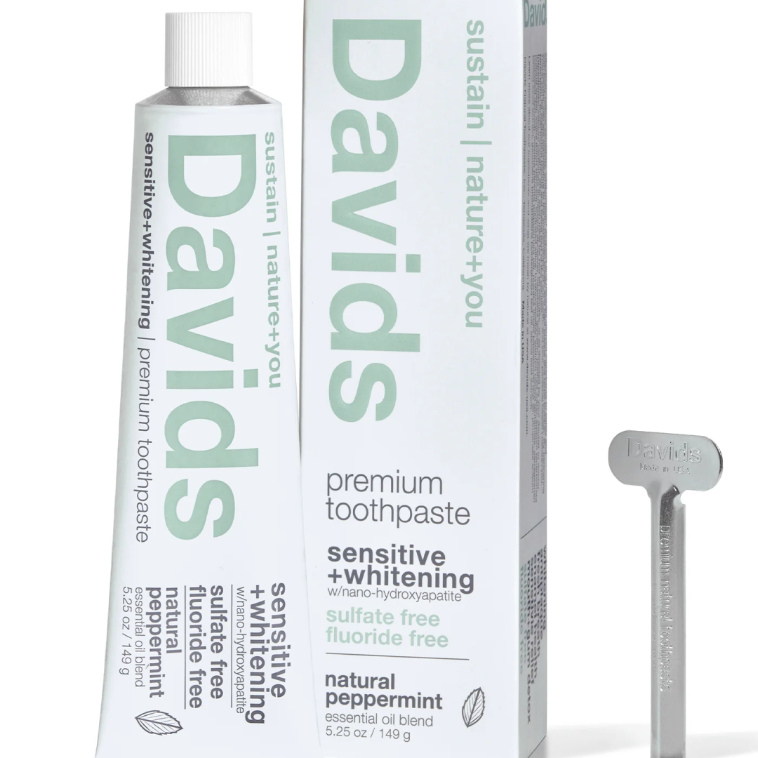 Davids Natural Toothpaste - Sensitive & Whitening