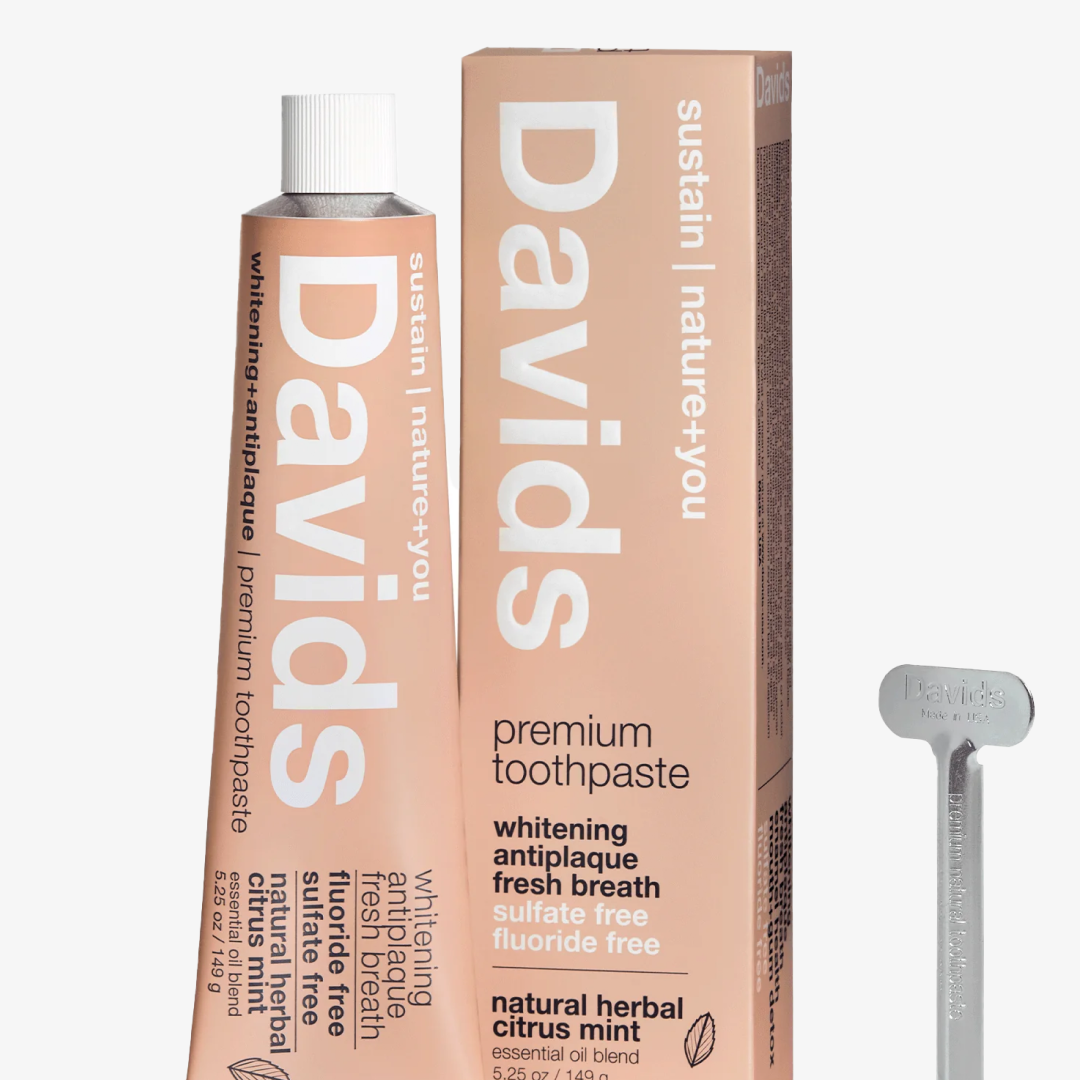 Davids Natural Toothpaste - Herbal Citrus Peppermint