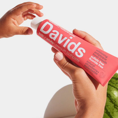 Davids Natural Toothpaste - Strawberry & Watermelon