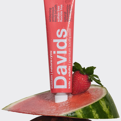 Davids Natural Toothpaste - Strawberry & Watermelon