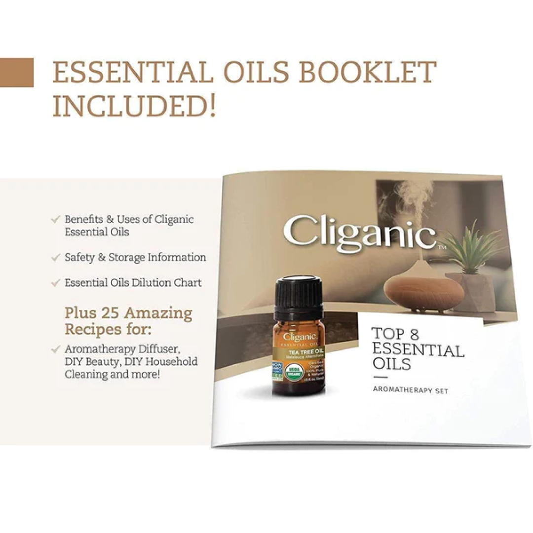 Cliganic Organic Aromatherapy Set