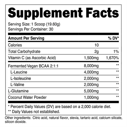 Transparent Labs BCAA Glutamine - Sour Green Apple