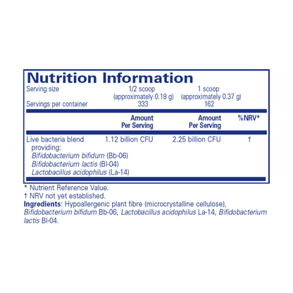 Pure Encapsulations ProFlora 123 (dairy-free)