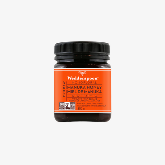 Wedderspoon Raw Manuka Honey - KFactor 16