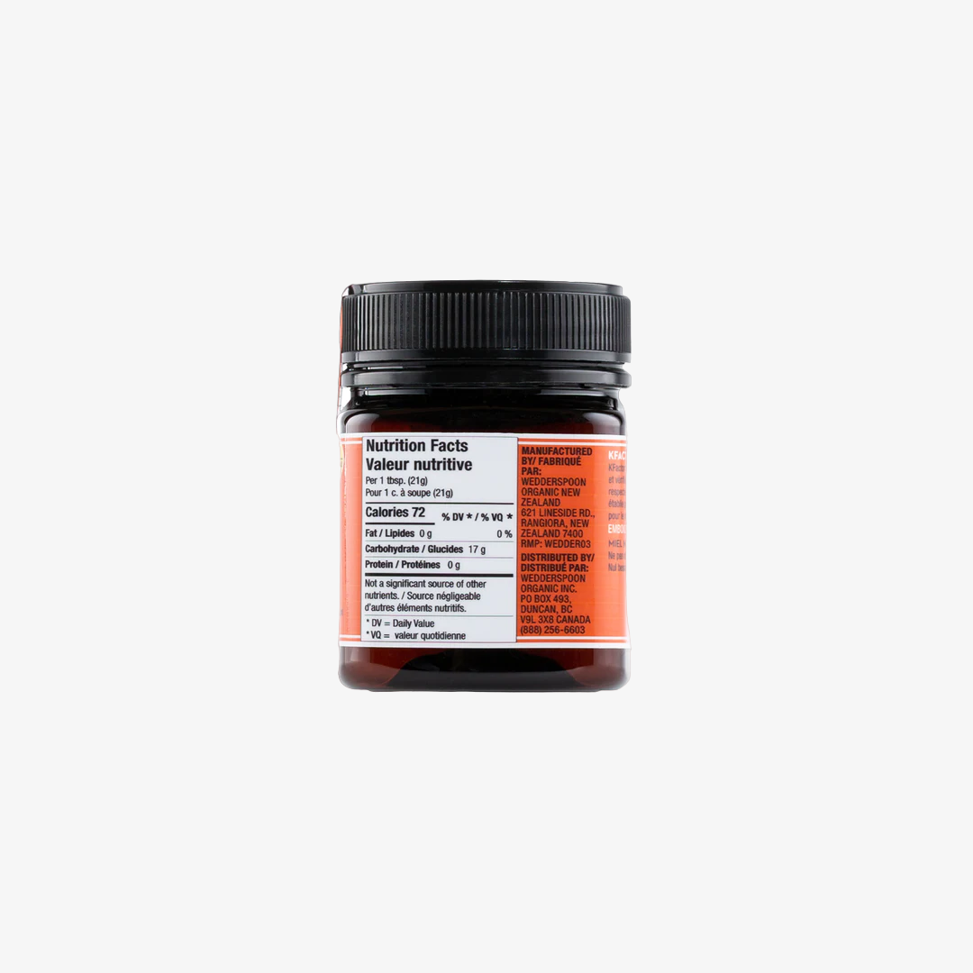 Wedderspoon Raw Manuka Honey - KFactor 16