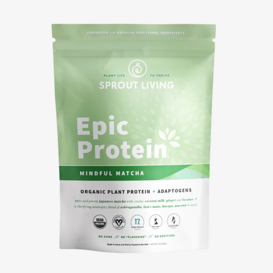 Sprout Living Epic Protein - Mindful Matcha