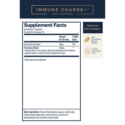 Quicksilver Scientific Immune Charge+ Zinc Ionophore