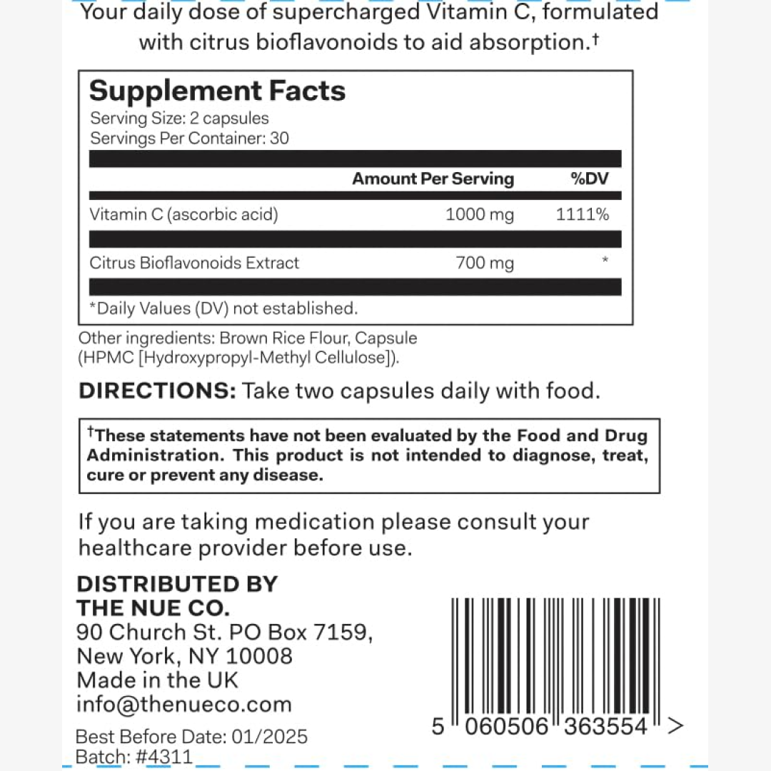 Vitamin C and Bioflavonoids Food Supplement