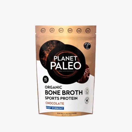 Planet Paleo Organic Bone Broth Sport Protein (Chocolate)