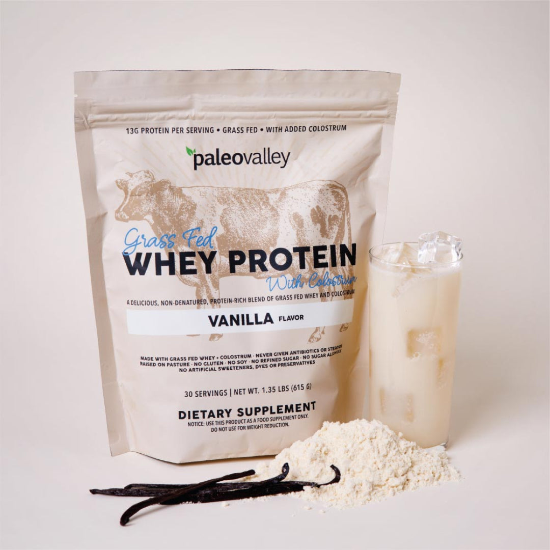 Paleovalley Grass Fed Whey Protein With Colostrum - Whey