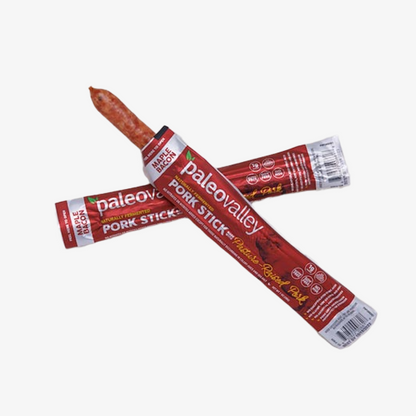 Paleovalley Pasture-Raised Pork Sticks- Maple Bacon