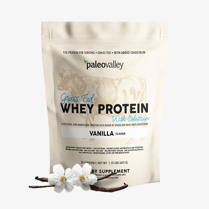 Paleovalley Grass Fed Whey Protein With Colostrum - Whey