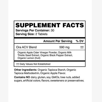 Ora Appley Ever After ACV Tablets