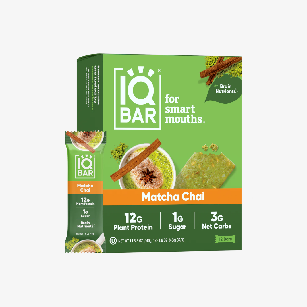 IQBAR Matcha Chai Bars