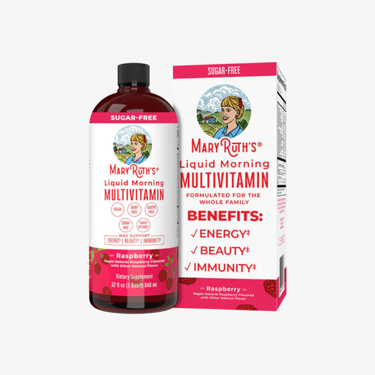 Maryruth Organics Morning Multivitamin Liquid - Raspberry