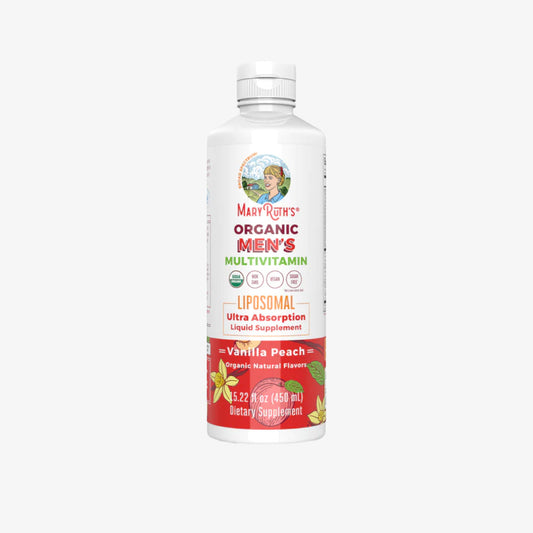 Maryruth Organics Men's Multivitamin Liposomal - Vanilla Peach