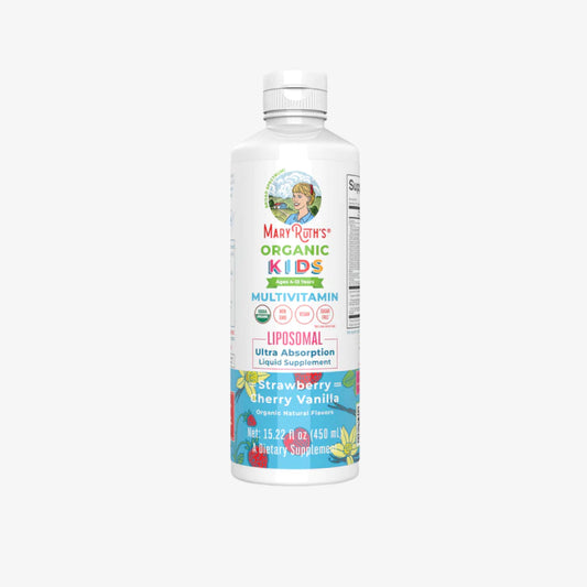 Maryruth Organics Kids Organic Multivitamin Liposomal - Strawberry Cherry & Vanilla