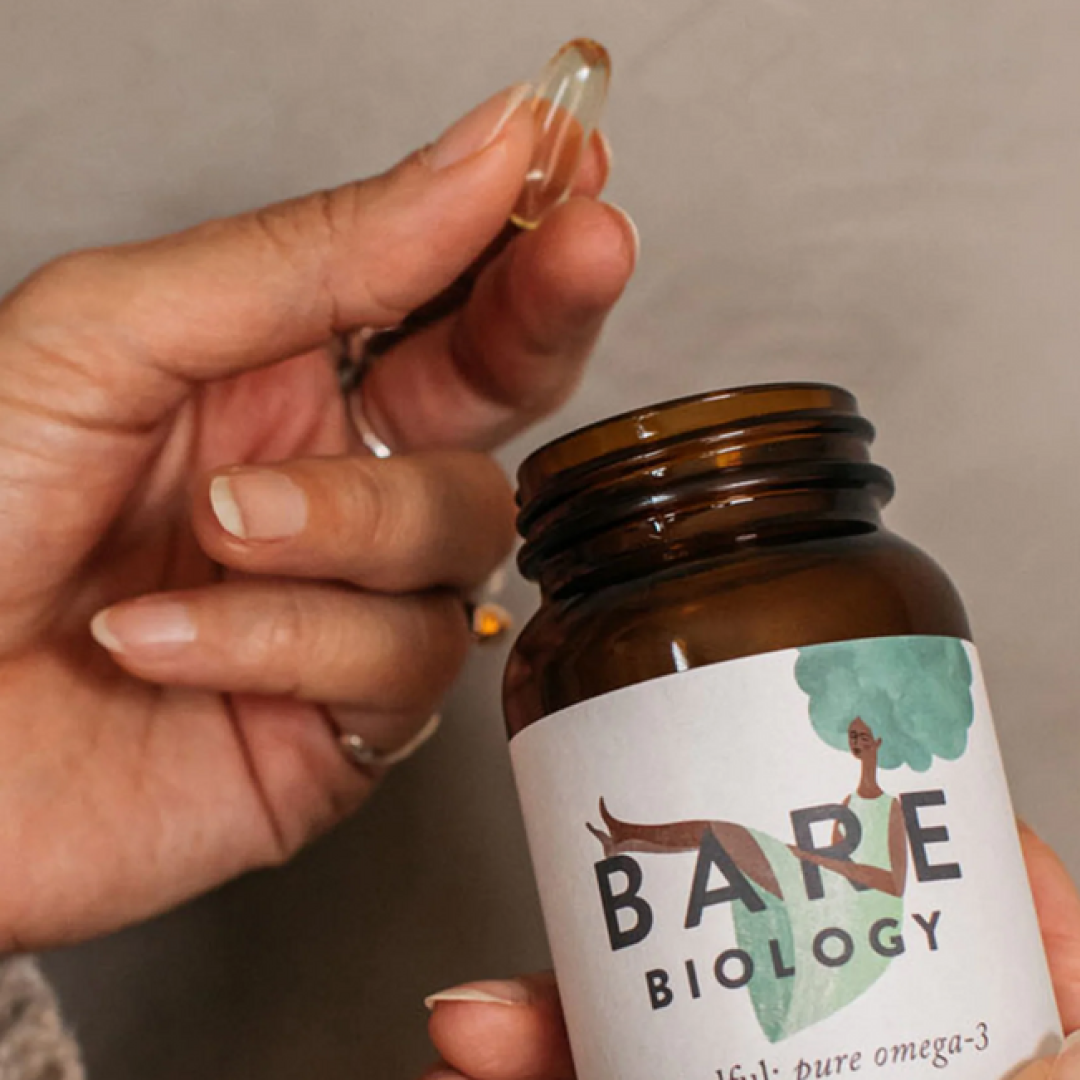 Bare Biology Mindful Omega 3 Fish Oil Capsules