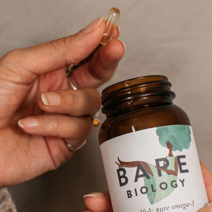 Bare Biology Mindful Omega 3 Fish Oil Capsules