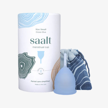 Saalt Menstrual Cup Regular - Ocean Blue