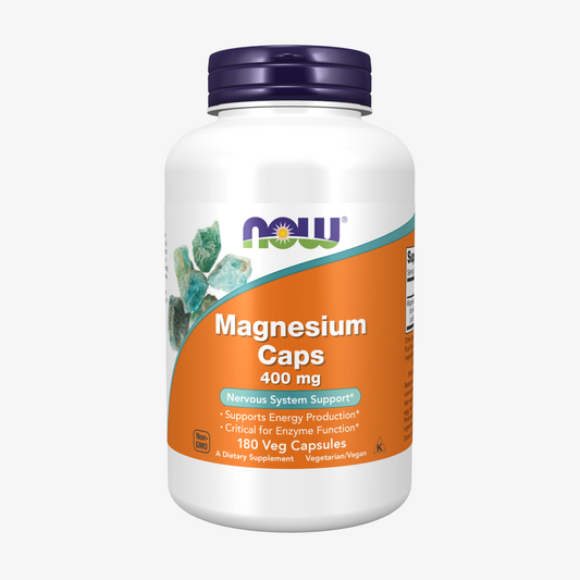 Now Foods MAGNESIUM 400mg 180 VCAPS