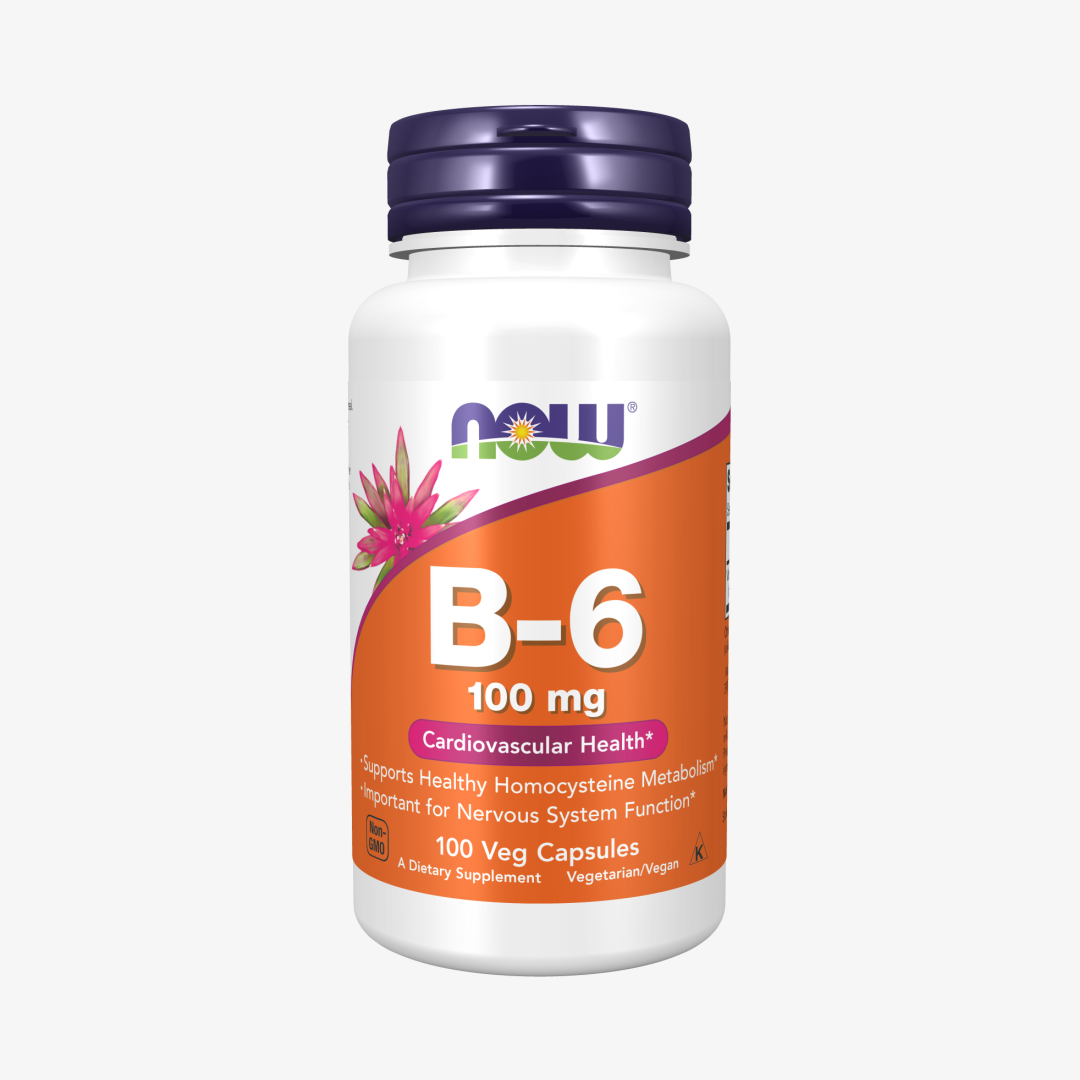 Now Foods B-6 100mg 100 VCAPS