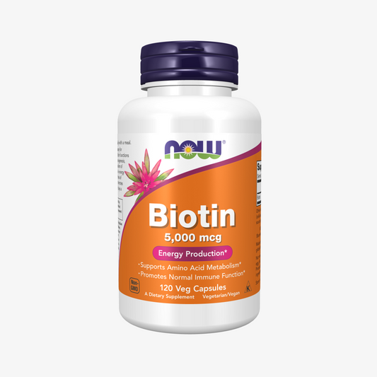 Now foods Biotin 5,000 mcg