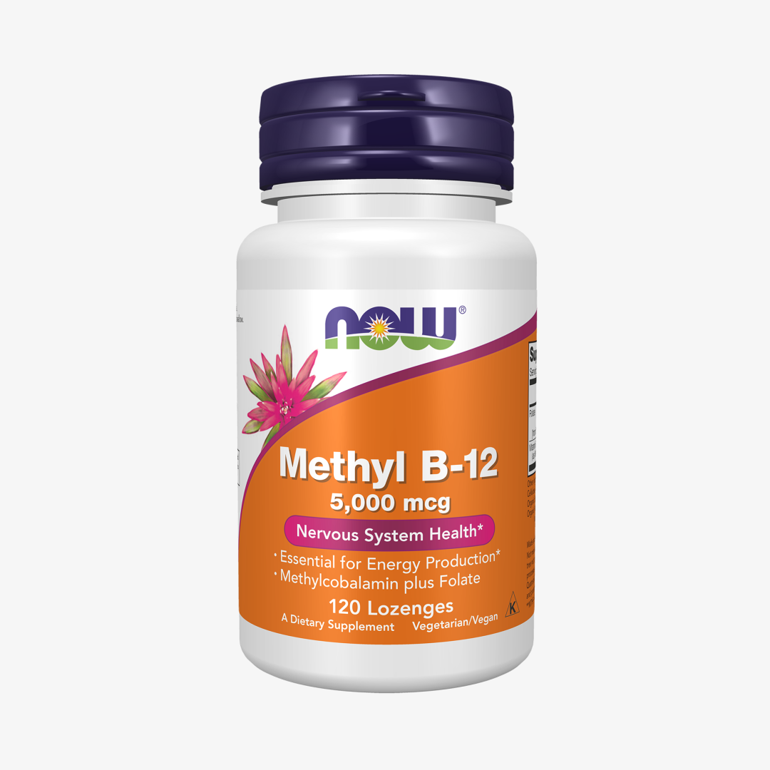 Now Foods METHYL B-12 5000mcg 120 LOZ