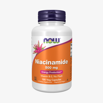 Now Foods NIACINAMIDE 500mg 100 VCAPS