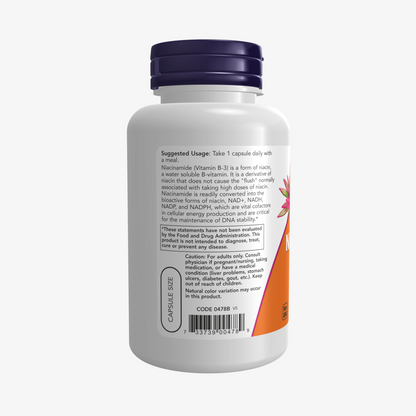 Now Foods NIACINAMIDE 500mg 100 VCAPS