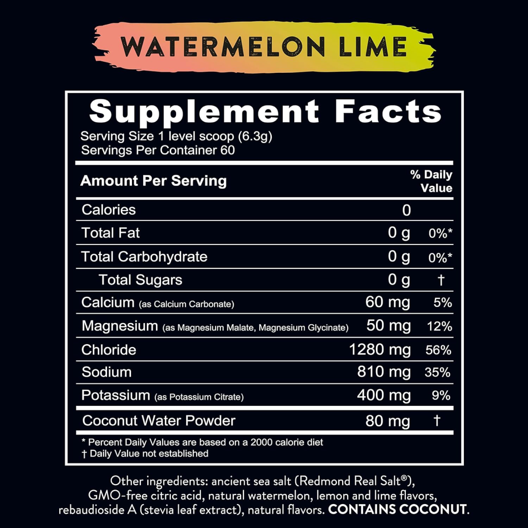 Redmond Life Re-Hydration - Watermelon Lime