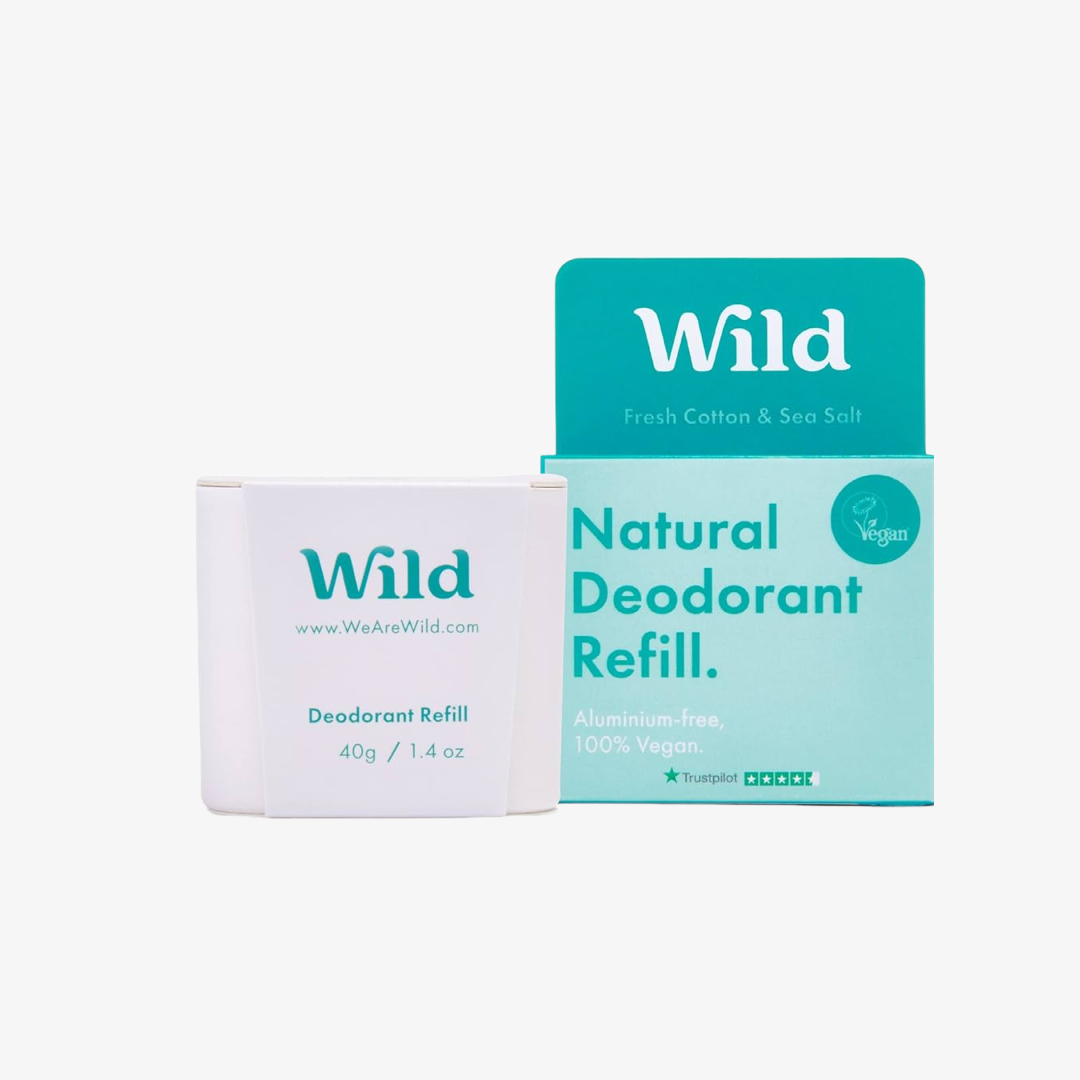 Wild Deodorant Fresh Cotton & Sea Salt Refill