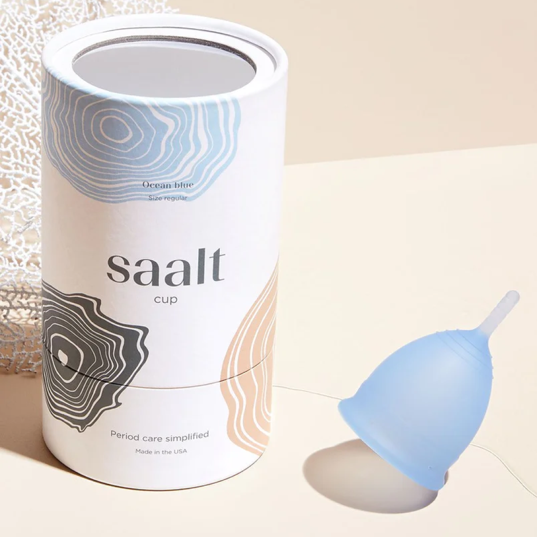 Saalt Menstrual Cup Regular - Ocean Blue