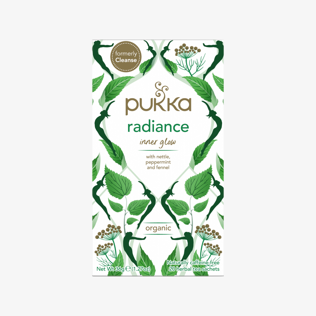 Pukka Radiance inner glow with peppermint and fennel (20 herbal tea sachets)