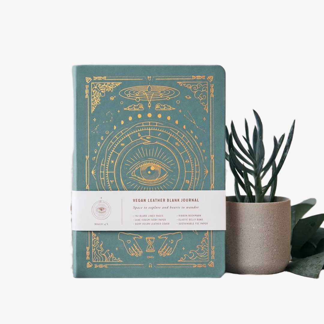 Vegan Leather Journal - Magic of I